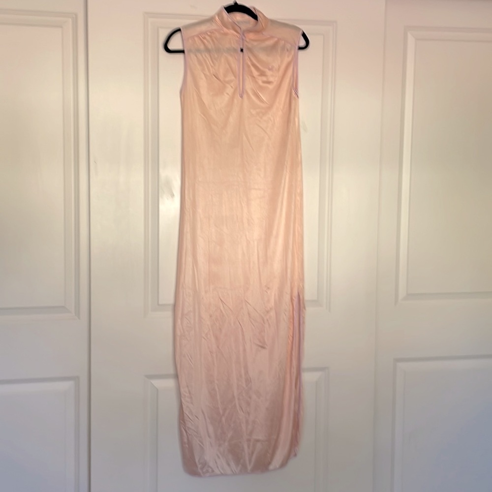 Vintage Diane Von Furstenberg Long Pink Nightie Petite